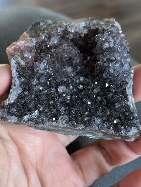 Purple Dark‎ Amethyst Crystal Geode Cluster